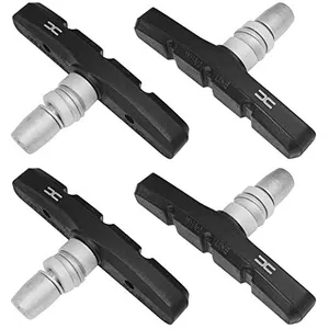8 Paar Fietsremblokken – Compatibel Met Shimano MT200, M525, M515, T615, T675 En Meer, Inclusief Pinnen En Clips, Semi-metaal En Koolstofstaal 4 miniatura