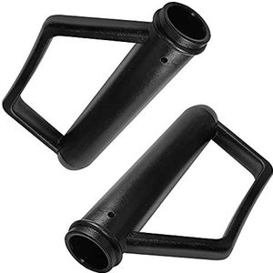 cyclingcolors 2 x steekwagengrepen voor steekwagen kruiwagen beugelgrepen 25 mm x 165 mm, zwart