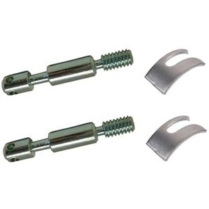 cyclingcolors 2 x bedschroeven M8 x 50 mm + 2x segmentdeel 38 mm meubelverbinders bedverbinder meubelverbinders meubelverbinders halve maanmoeren halve maan