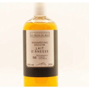 Biologische Marseille Ezelmelk Douchegel en shampoo - handgemaakt in Frankrijk 500ml