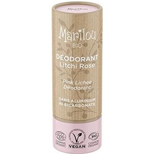 Marilou Bio - Deodorant Stick Litchi Rose – Deodorant Solid Zero Waste uit de serie Eco Parfum 100% natuurlijk, 55 g