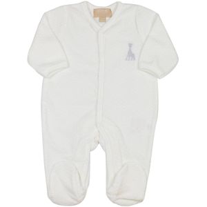 Trois Kilos Sept - Boxpakje - Wit - Fluwelen Jacquard - Lange Mouwen