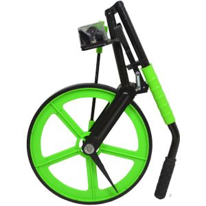 Kilometerteller - Fluorescerend Groen - Opvouwbaar - Digitaal Display