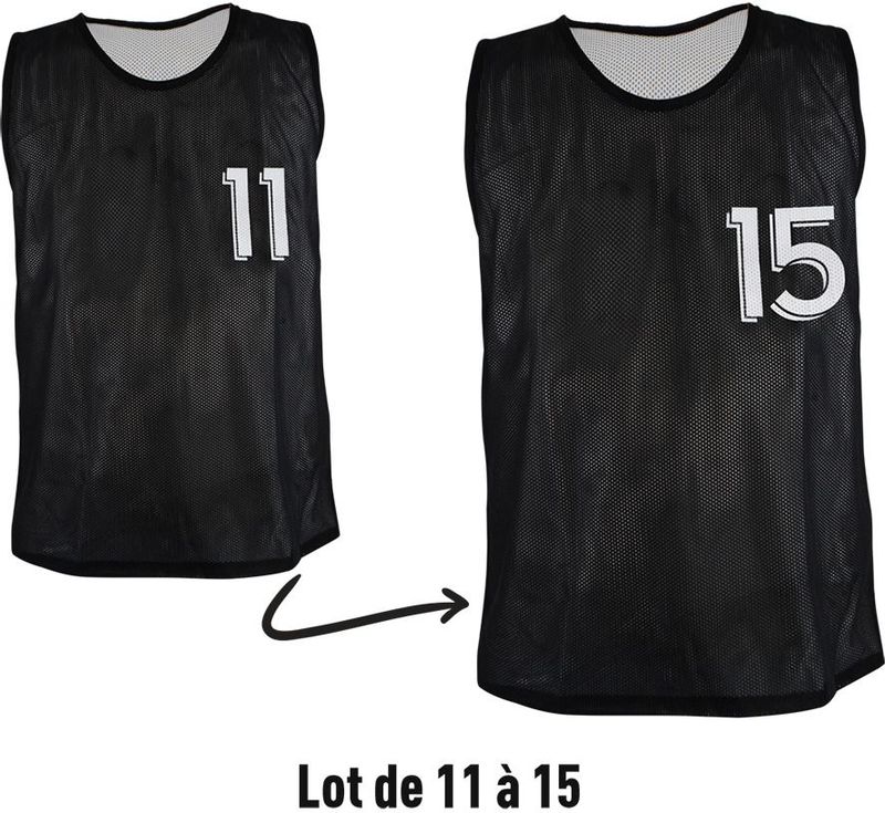 Trainingsbody - Zwart-Wit - Rood-Blauw - 100% Polyester