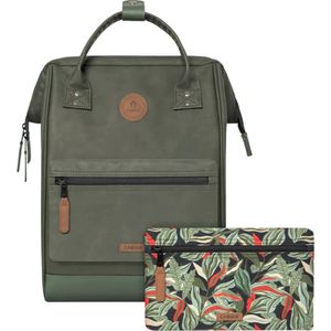 Cabaia laptoprugzak / Rugtas / Schooltas 13 inch Adventurer Medium Groen