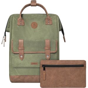 Cabaia laptoprugzak -  15 inch - Adventurer Large - groen