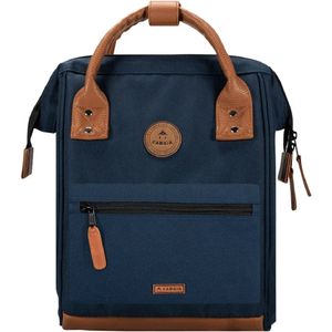 Rugzak Cabaïa Adventurer Essentials Chicago Navy X Brown Vegan Leather Small