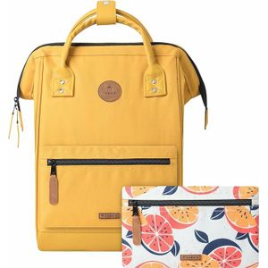 Cabaia laptoprugzak / Rugtas / Schooltas 13 inch Adventurer Medium Marrakech Geel