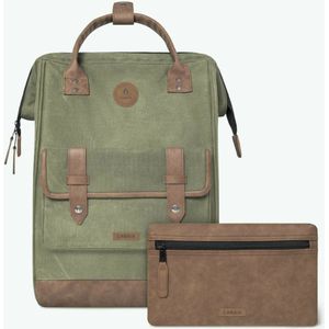 Cabaia - Adventurer Medium - Rugzak - Groen - Gerecycled Polyester - Verwisselbare Vakken