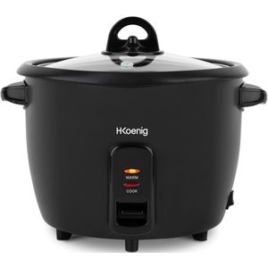 HKoeNIG ORYZA8 - Rijstkoker 1,8L - 700W - Antiaanbaklaag - Automatische uitschakeling - Antislipvoetjes - Warmhouden