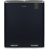 Les Collectors - 908 - Pedaalemmer - Nachtblauw - 60 l, 2 Compartimenten, Roestvrijstaal, Stil Deksel