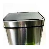 Les Collectors - Afvalemmer - Geborsteld Roestvrij Staal - 69 Liter - 3 Vakken - Automatische Opening