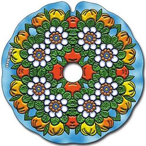 Spoke Guards for Wheelchair (Pair), Fit 44,00 to 45,00 cm Handrim Outer Diameter with Flat Tabs - Mandala 13