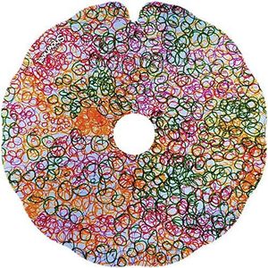 Spoke Guards for Wheelchair (Pair) Fit 52,51 to 53,50 cm Handrim Outer Diameter with Flat Tabs - Ronds by Suzanne