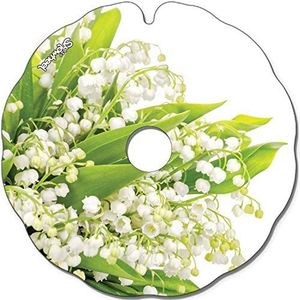 Spoke Guards for Wheelchair (Pair), Fit 52,51 to 53,50 cm Handrim Outer Diameter with Flat Tabs - Muguet