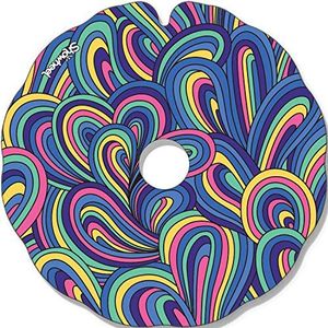 Spoke Guards for Wheelchair (Pair), Fit 53,51 to 54,50 cm Handrim Outer Diameter with Flat Tabs -Psychadélique