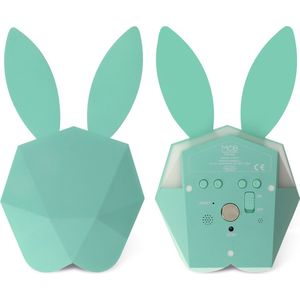 Connected Alarm Clock Rabbit Head Cutty Clock Connect MOB Blauw