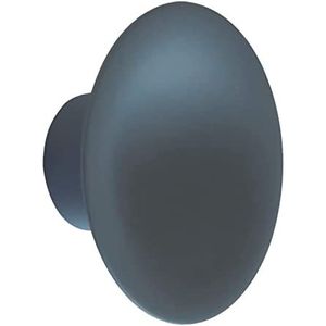 Lot de 2 porte-manteaux bouton - Finish soft - Gris 10cm