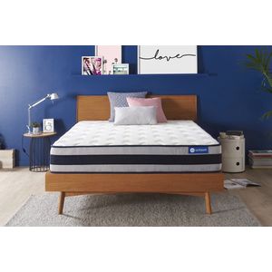 Actisom - Actiflex ergo matratze 160x220cm, Taschenfederkern und Memory-Schaum, Härtegrad 4, Höhe :24 cm, 5 Komfortzonen