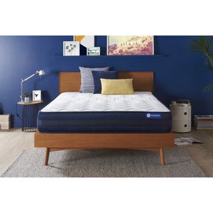 Actisom - Actiflex tech matratze 140x220cm, Taschenfederkern und Memory-Schaum, Härtegrad 5, Höhe :24 cm, 5 Komfortzonen