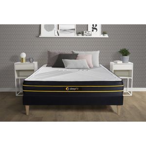 Sleepfit - ultra Matratze 160x210cm, Memory-Schaum und Mikro-Taschenfedern, Härtegrad 2, Höhe: 26cm, 7 Komfortzonen