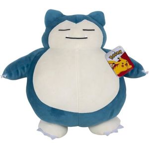 Knuffel - BANDAI - Pokémon Snorlax (Snorlax) - 40 cm, zacht en donzig