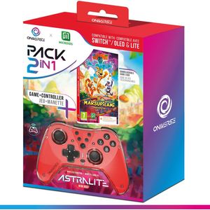 Nintendo Games Switch Oniverse Astralite Controller + Marsupilami Hoobadventure (code In Box)