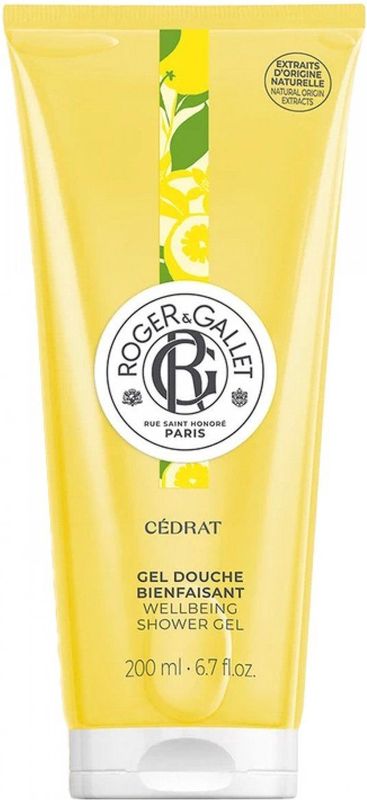 Roger & Gallet - Cédrat - Douchegel - 200ml - Plantaardig - Verkwikkend