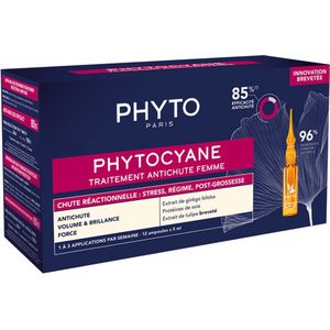 Phyto Phytocyane Women Treatment haargroeibehandeling tegen haaruitval 12x5 ml