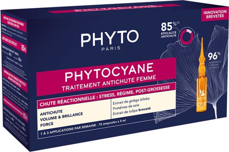 Phyto Phytocyane Women Treatment haargroeibehandeling tegen haaruitval 12x5 ml