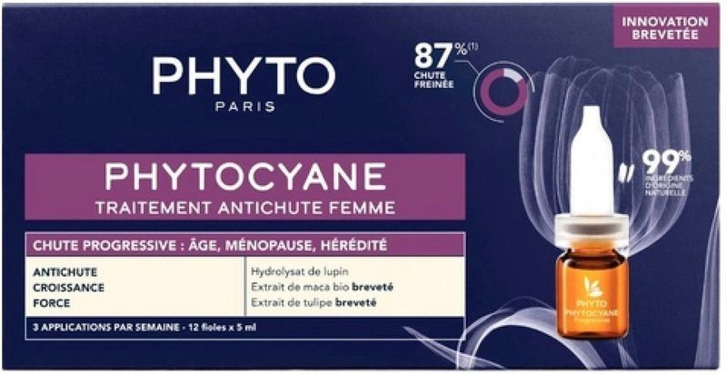 Phyto - Phytocyane - Haargroeimiddel - 12x5ml