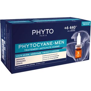 Phyto Phytocyane Men Treatment haargroeibehandeling tegen haaruitval 12x3.5 ml