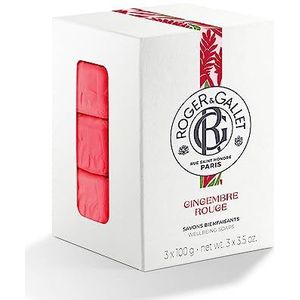 Roger & Gallet Rode Gember 3 Zeepjes van 100 g