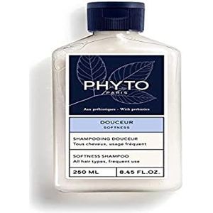 Phyto Zachte shampoo voor veelvuldig gebruik voor alle haartypes, 250 ml