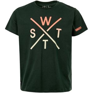 WATTS - WATTS03 - T-shirt - Donkergroen - Unisex - Organisch Katoen