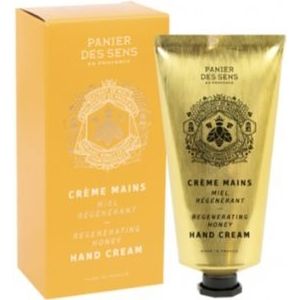 Panier des Sens Provence Handcrème voor zeer droge handen, 75 ml, handcrème met sheaboter en honing voor intensieve verzorging, 97% natuurlijke ingrediënten, gemaakt in Frankrijk