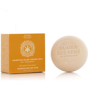 Panier des Sens Vaste shampoo droog haar honing - Made in France - haarshampoo dames en heren 75 g - shampoo zonder sulfaten, parabenen en siliconen (honing)