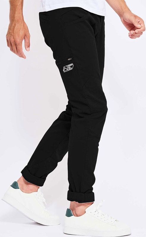 Looking For Wild - Fitz Roy - Klimbroek - Grijs - 95% Katoen, 5% Elastaan