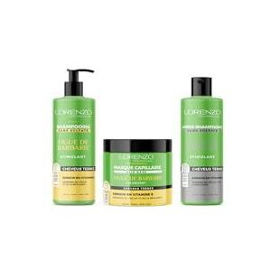 Lorenzo - COMPLETE PACK - Sulfaatvrije Shampoo, Conditioner en Haarmasker met cactusvijg - 3x500 ml