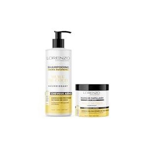 Lorenzo - CARE PACK - Kokosolie Shampoo en Masker - 2x500 ml