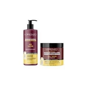 Lorenzo - CARE PACK - Zwarte Knoflook Shampoo en Masker - 2x500 ml