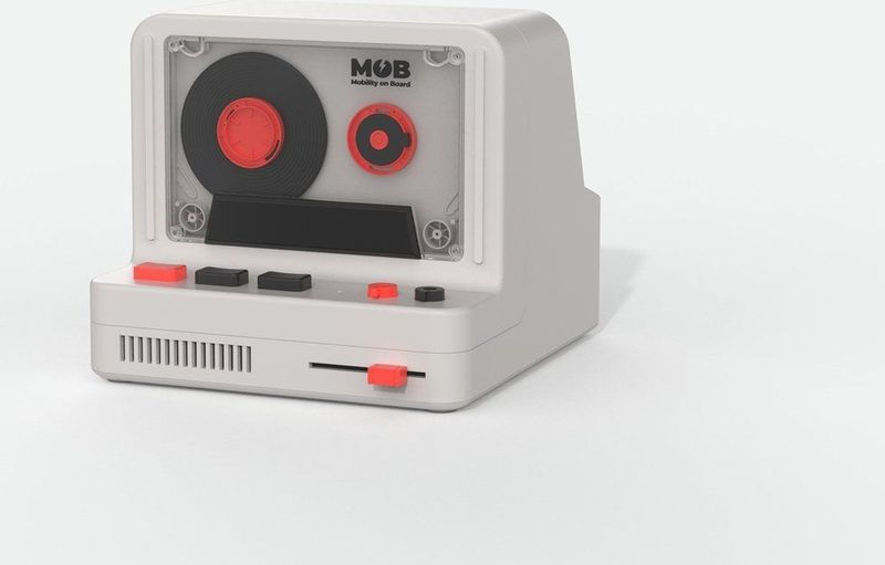 Mobility on Board - RS-80 Retro Look Bluetooth Luidspreker - Grijs - 5W