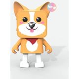 Mobility on Board, Animal Dancer Bluetooth Luidspreker Corgi Model, Wit / Geel