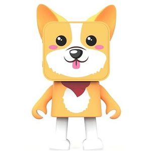 Mobility on Board, Animal Dancer Bluetooth Luidspreker Corgi Model, Wit / Geel