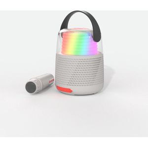 MOB KS-80 Luidspreker en Karaoke - Grijs