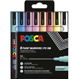 37-Delige Acryl Marker Stiften 0.7 mm Set | Verfstiften| Acrylstiften voor Stenen Schilderen | Happy Stones