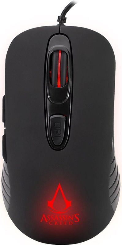 Assassin's Creed - Bedrade Optische Gaming Muis 3600 DPI - Zwart