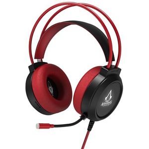 Freaks and Geeks Assassin's Creed - Wedstrijd voor PC/Xbox One/SeriesX/S/PS4/PS5/Switch (Bedraad), Gaming headset, Rood, Zwart