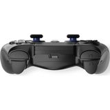 Freaks and Geeks Zwarte Draadloze Controller voor PS4 - Led - 3.5 mm Jack (Compatibel met PS3 - PC - Android)
