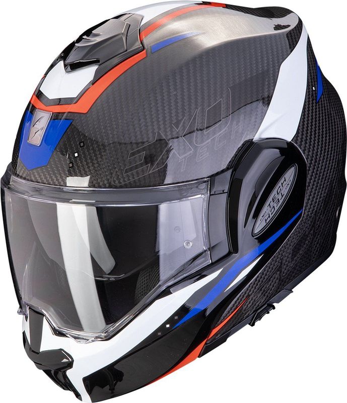 Scorpion - Exo-Tech Evo Carbon Rover - Motorhelm - Black-Red-Blue